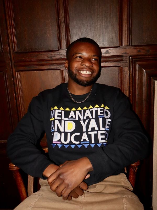 Melanated Sweatshirt S; Black