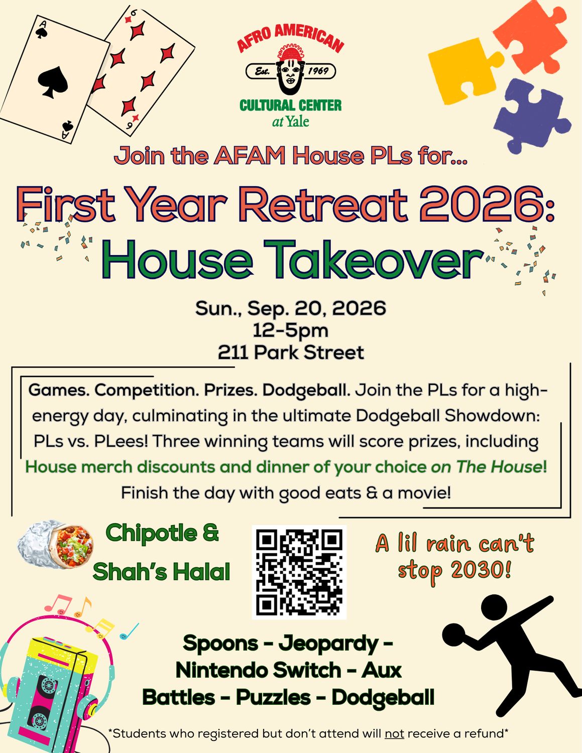 First Year Retreat Deposit