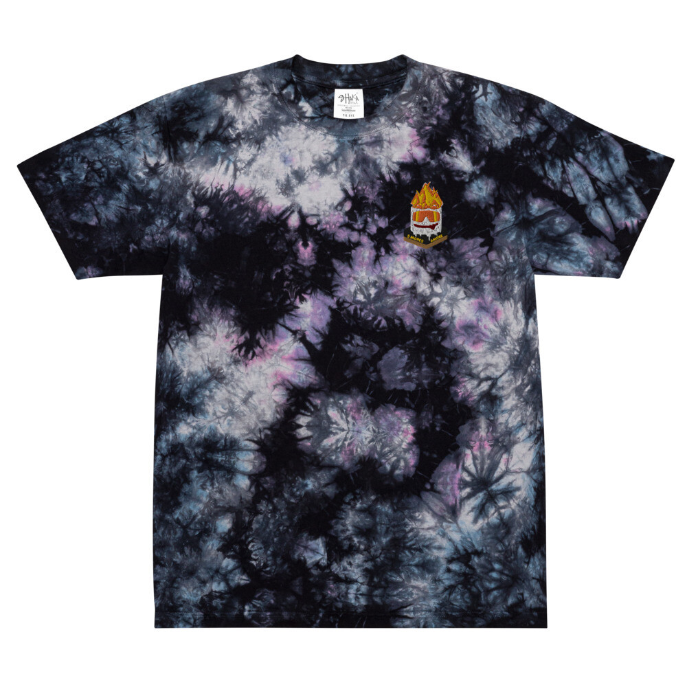 Cosmic Galaxy "Get Fired Up!" Oversized Tee (Embroidered)