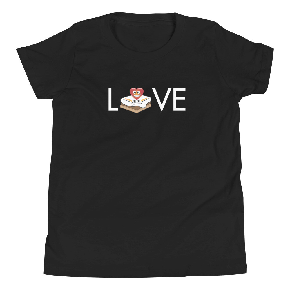 "LOVE" S'mores Amore Youth Short Sleeve T-Shirt