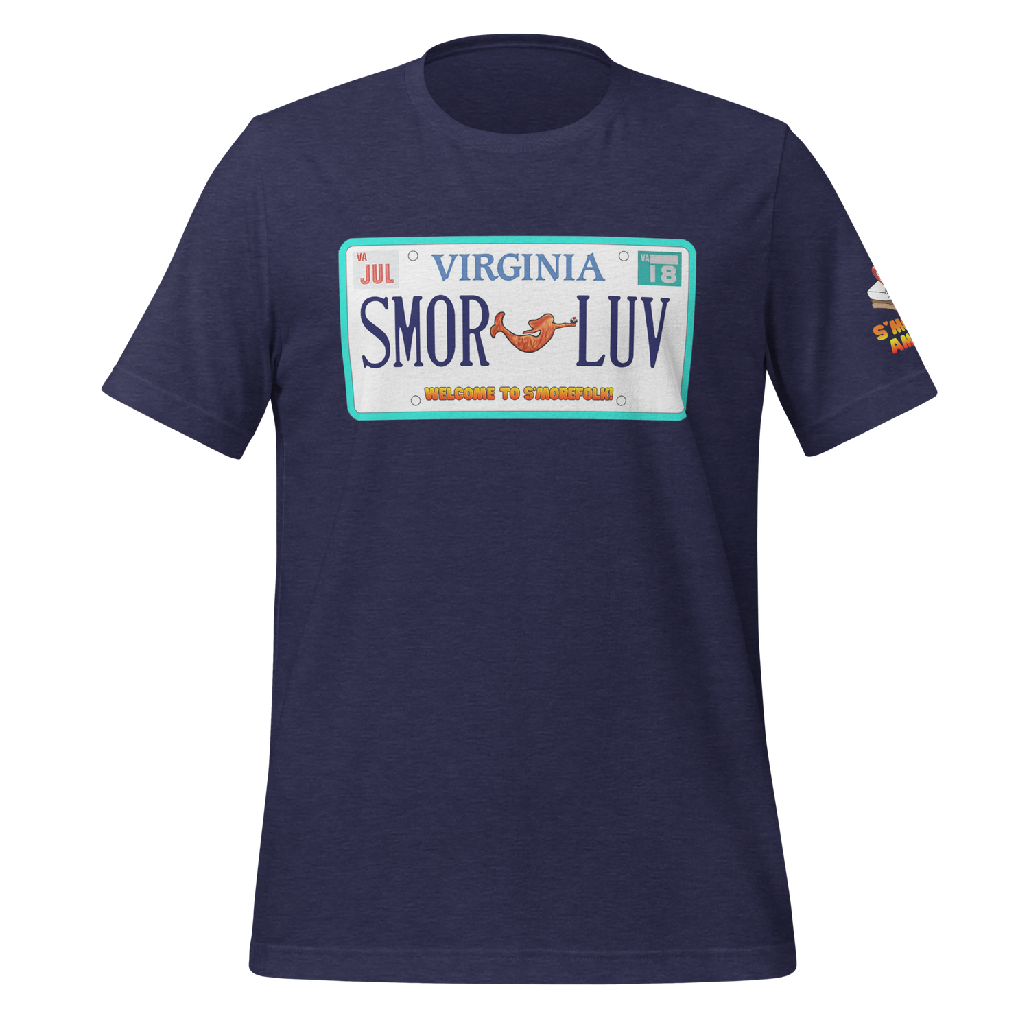 SMOR LUV License Plate Tee