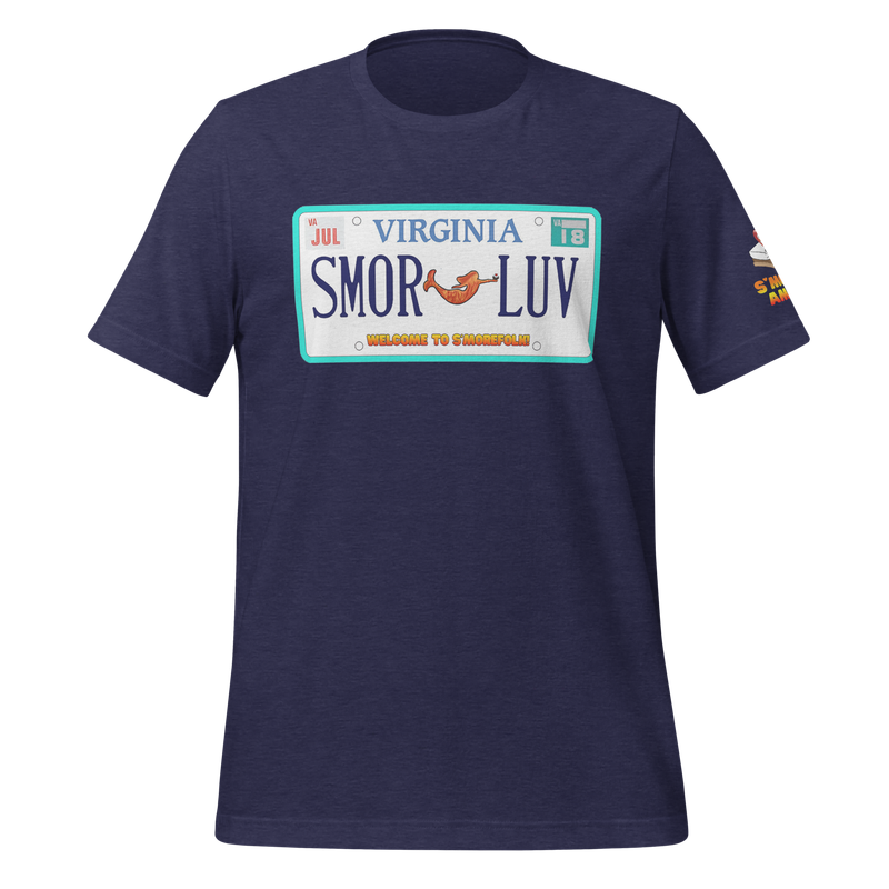 SMOR LUV License Plate Tee