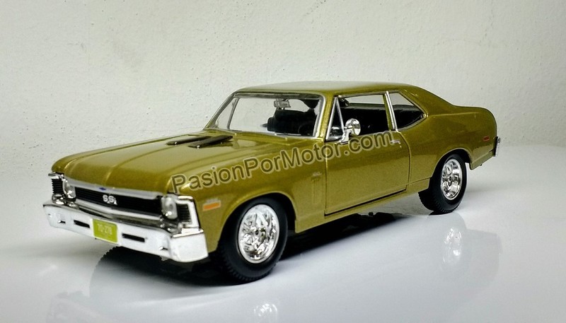 1:24 Chevrolet Nova SS Coupe 1970 Arena Maisto Special Edition En Display / A Granel
