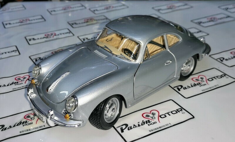 1:18 Porsche 356 B 1961 Plata BBURAGO