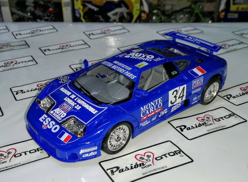 1:18 Bugatti Eb110 Super Sport 1994 Azul BBURAGO