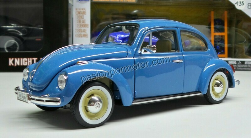 1:24 Volkswagen Beetle 1302 1972 Azul WELLY En Display a Granel