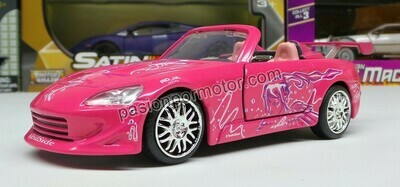 5 Pulgadas / 1:34 Honda S2000 Roadster 2001 Suki´s Rosa Rapido y Furioso 2 JADA TOYS 00128