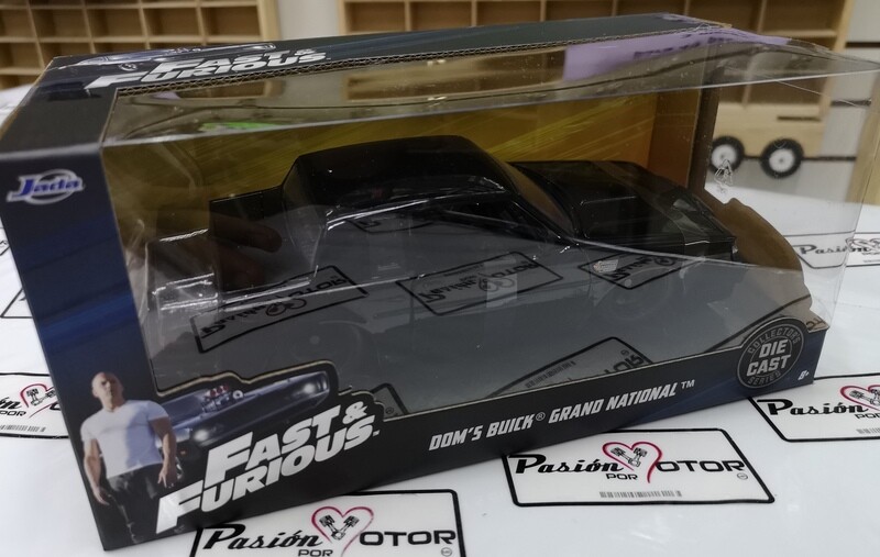 1:24 Buick Grand National 1987 Dom's Toretto Negro Rapido Y Furioso 4 Jada Toys En Caja