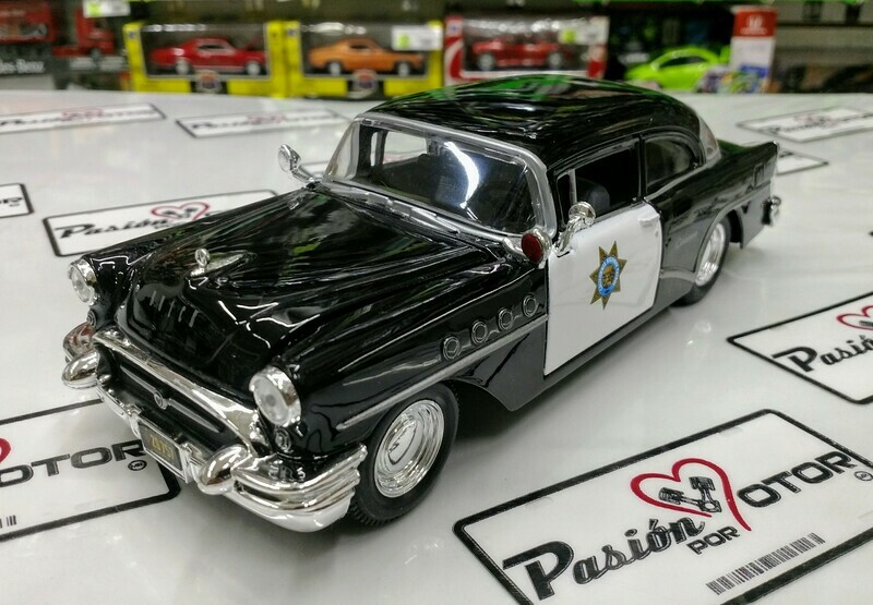 1:26 Buick Century Coupe 1955 California Highway Patrol MAISTO Special Edition Patrulla Policia 1:24