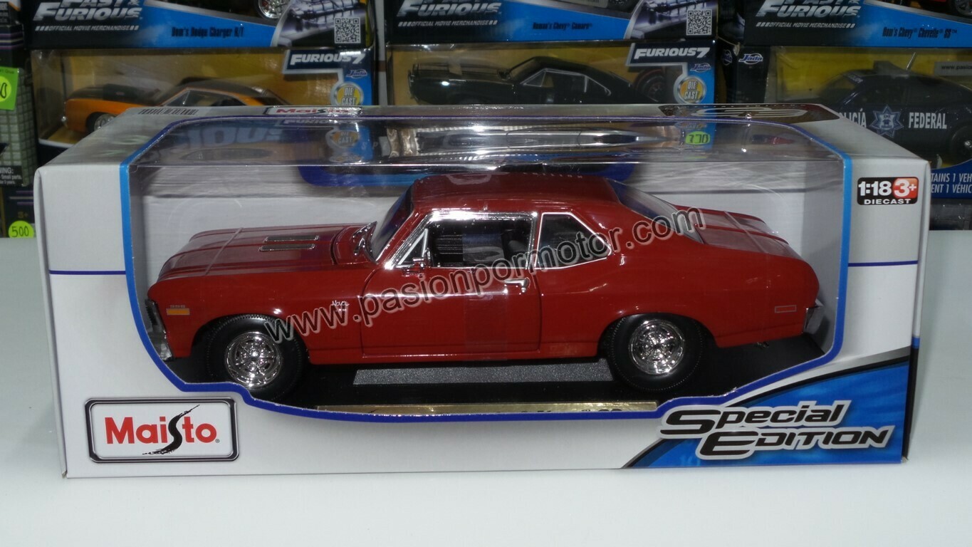 1:18 Chevrolet Nova SS Coupe 1970 Maisto Special Edition