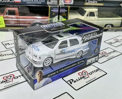 5 Pulgadas / 1:34 Volkswagen Jetta Sedan A3 Jesse´s 1995 Blanco c Graficos Rapido y Furioso 1 JADA TOYS 1:32 00349