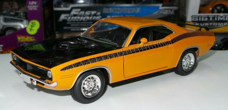 1:25 Plymouth Cuda Coupe 1970 Naranja NEW RAY Muscle Car Collection
