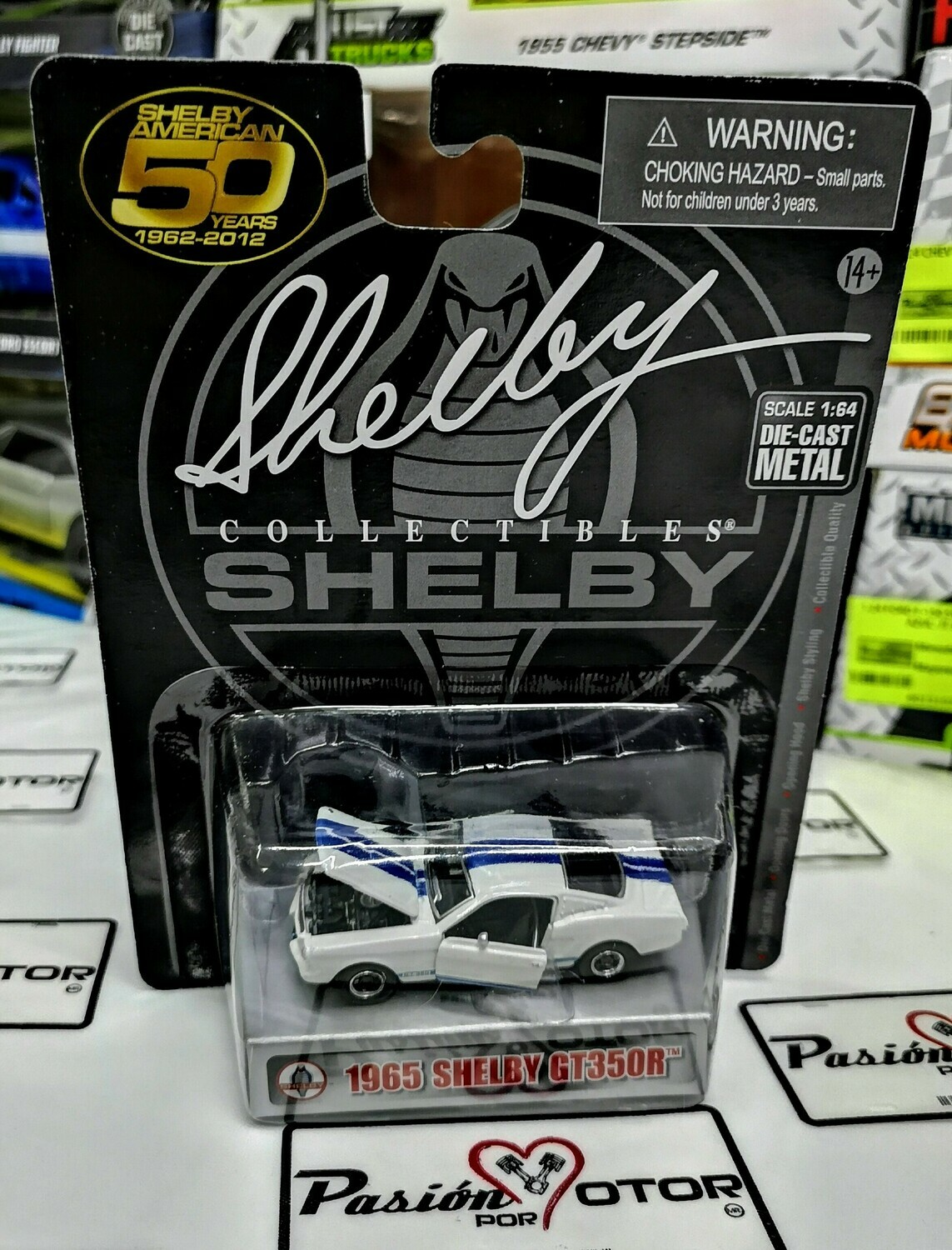 1:64 Shelby GT350R 1965 Blanco Mustang Shelby Collectibles