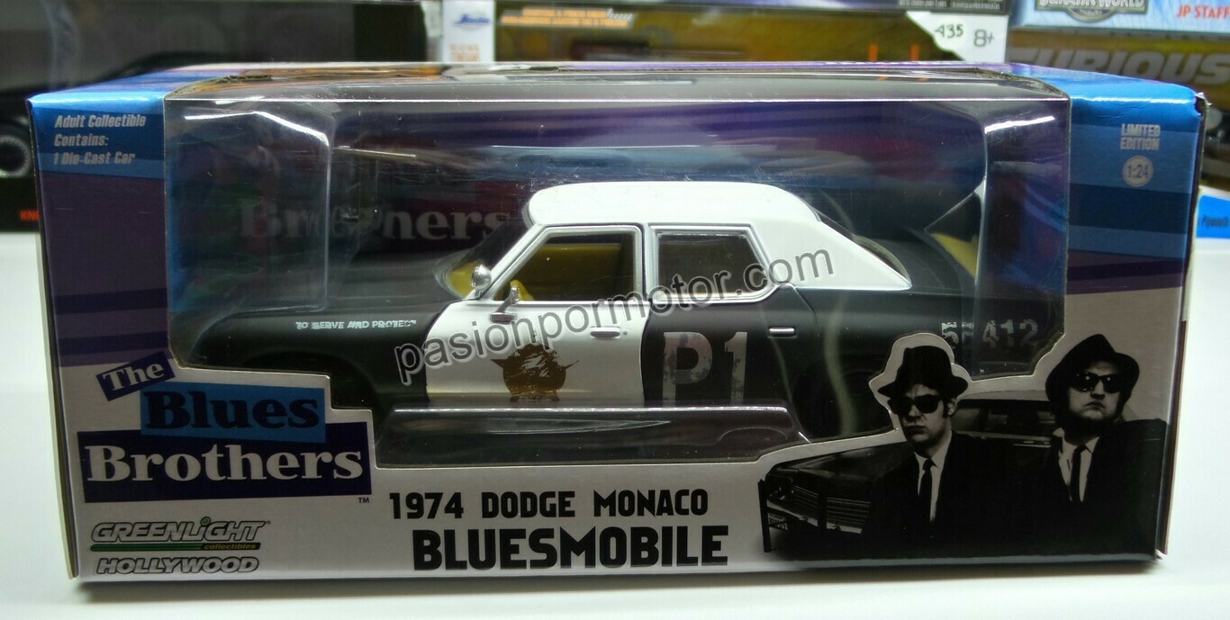 1:24 Dodge Monaco 1974 Bluesmobile Greenlight The Blues Brothers
