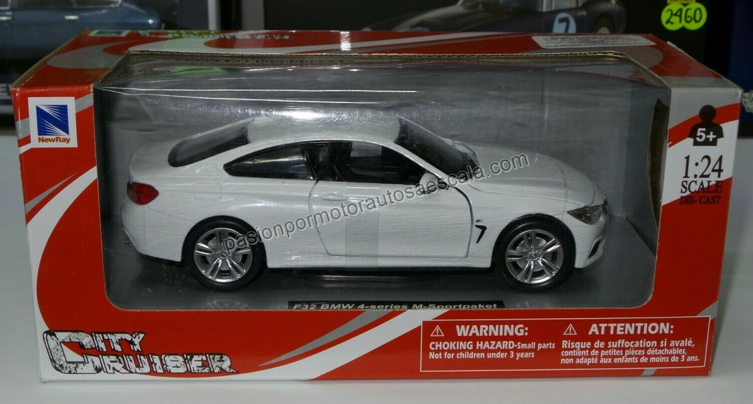 1:24 BMW 435i M Serie 4 F32 2013 Blanco New Ray c Caja