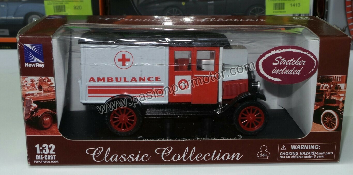 1:32 Chevrolet Series H Truck 1 Ton 1924 Ambulancia New Ray