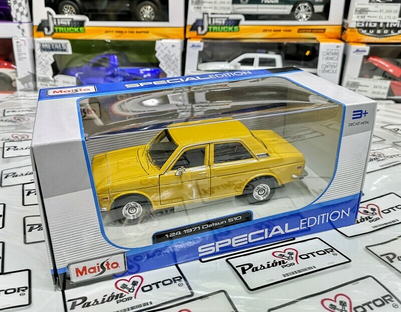 1:24 Datsun 510 Coupe 1971 Maisto Special Edition En Caja