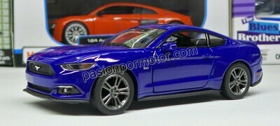 5 Pulgadas / 1:38 Ford Mustang GT 5.0 Coupe 2015 Azul KINSMART En Display a Granel 1:32 Shelby 00649