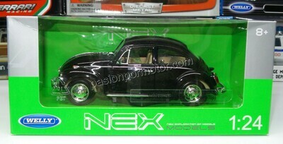 1:24 Volkswagen Beetle 1302 1969 Negro WELLY 03872 1:24 Volkswagen Beetle 1302 1969 Negro WELLY 03872