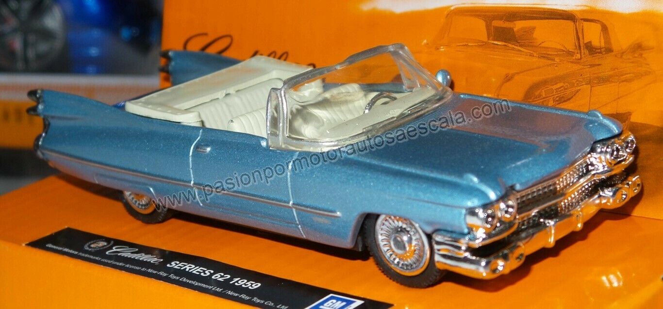 1:43 Cadillac El Dorado Series 62 Convertible 1959 Azul New Ray