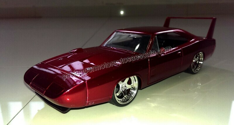 1:24 Dodge Charger Daytona 1969 Dom's Toretto Rojo Rapido Y Furioso 6 Jada Toys En Display a Granel