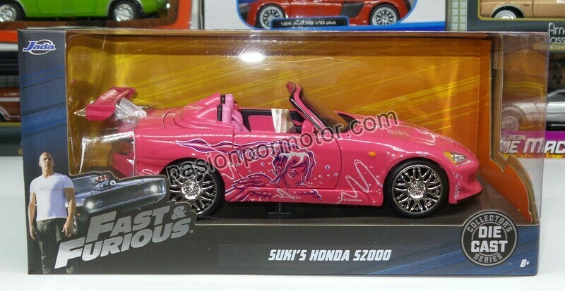 1:24 Honda S2000 2001 Rosa Suki's Rapido Y Furioso 2 JADA TOYS