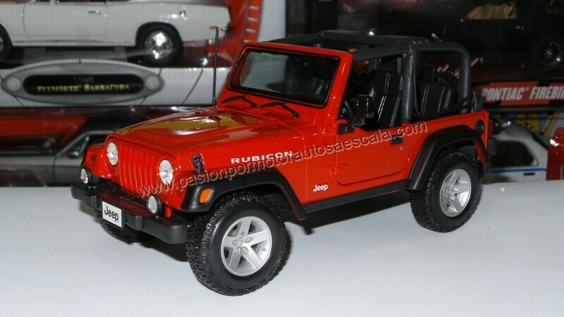 1:18 Jeep Wrangler Rubicon 2003 Rojo MAISTO Special Edition 00783