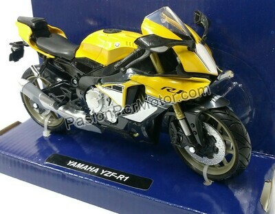 1:12 Yamaha YZF-R1 2016 Amarillo Moto NEW RAY 00840