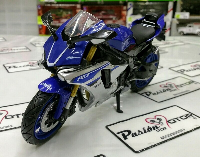 1:12 Yamaha YZF-R1 2016 Azul Moto New Ray