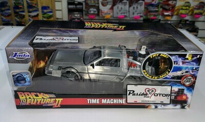 1:24 DMC DeLorean Coupe Time Machine Back To The Future II 1981 JADA TOYS Volver Al Futuro