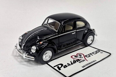 5 Pulgadas / 1:32 Volkswagen Beetle 1967 Negro De Fricción KINSMART En Display a Granel 00944