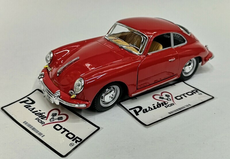 1:24 Porsche 356B Coupe 1961 Rojo Bburago Display a Granel
