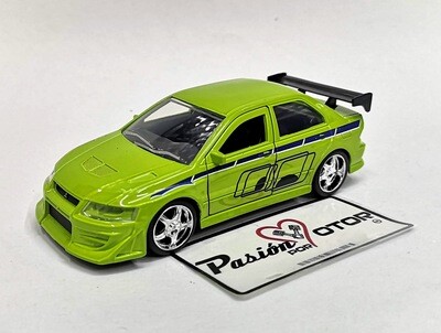 5 Pulgadas / 1:35 Mitsubishi Lancer Evolution VII 2001 Brian´s Rapido y Furioso 2 JADA TOYS 00999
