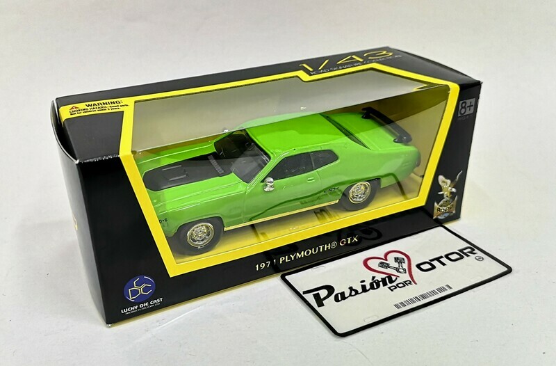 1:43 Plymouth GTX Coupe 1971 Lucky Die Cast Road Signature Collection