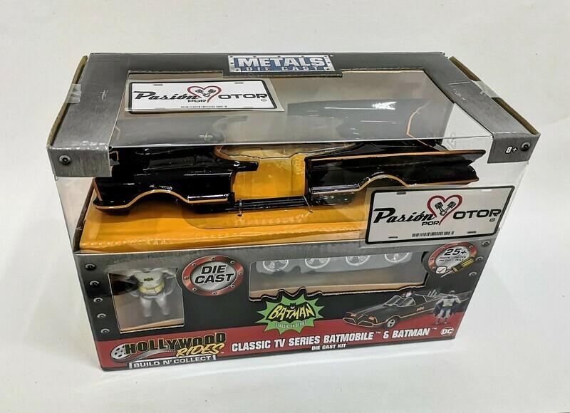 1:24 Batimovil Batman TV Series 1966 Para Armar JADA TOYS Metals Build N'Collect 01821 1:24 Batimovil Batman TV Series 1966 Para Armar JADA TOYS Metals Build N'Collect 01821