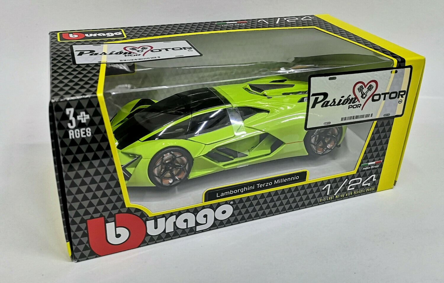 1:24 Lamborghini Terzo Millenio Concept 2017 Verde BBURAGO