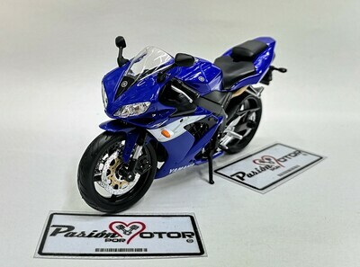 1:12 Yamaha YZF-R1 2004 Azul Moto MAISTO Motorcycles 01093