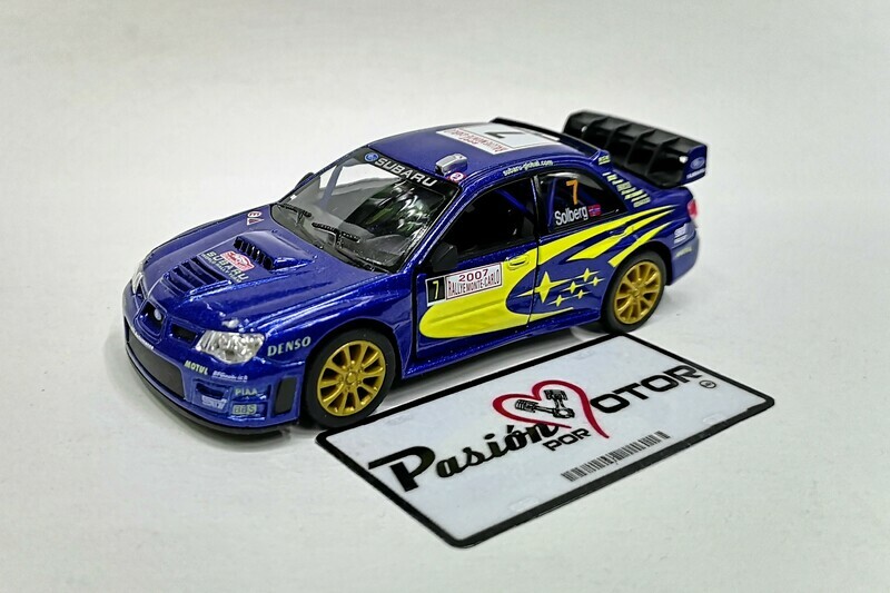 5 Pulgadas / 1:36 Subaru Impreza WRC Rallye Monte Carlo 2007 #7 Petter Solberg KINSMART En Display / a Granel 1:32 01179