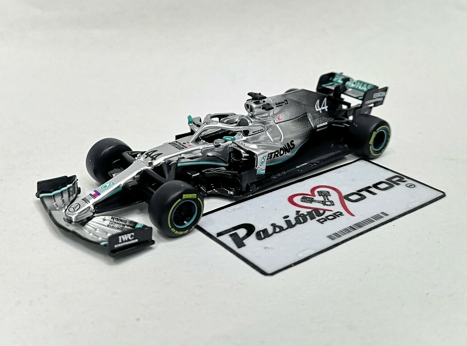 1:43 Mercedes Benz AMG Petronas F1 W10 EQ Power+ # 44 Lewis Hamilton Formula 1 2019 BBURAGO Race