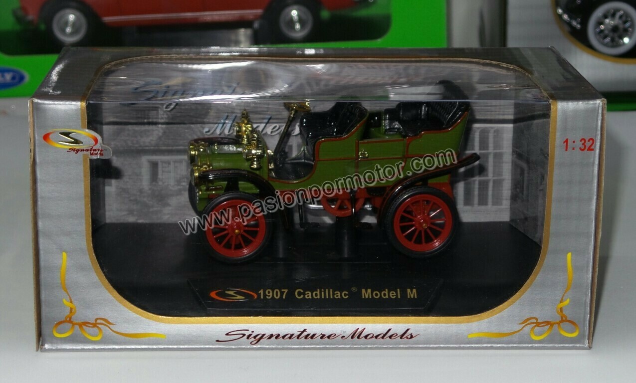 1:32 Cadillac Model M 1907 Verde Signature Models Carcacha C Caja