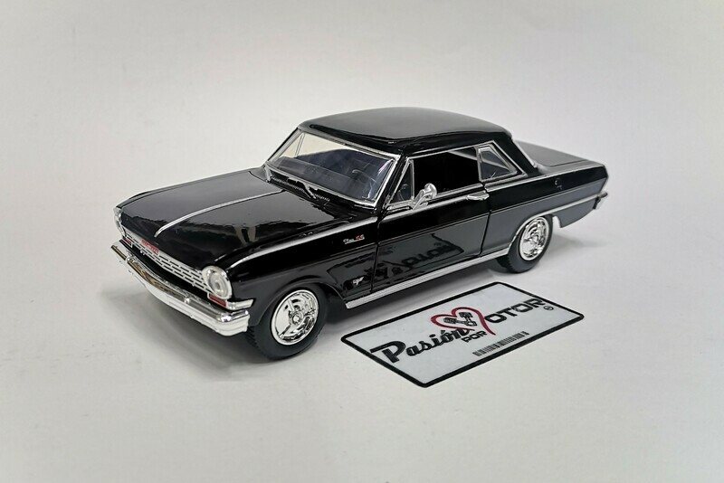 1:25 Chevrolet Nova Coupe SS 1964 Negro NEW RAYMuscle Car Collection 1:24
