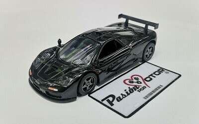 5 Pulgadas / 1:34 McLaren F1 GTR Coupe 1995 Negro KINSMART Display a Granel 01517
