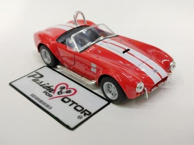 5 Pulgadas / 1:32 Shelby Cobra 427 S/C Roadster 1965 Rojo KINSMART Display a Granel 01608