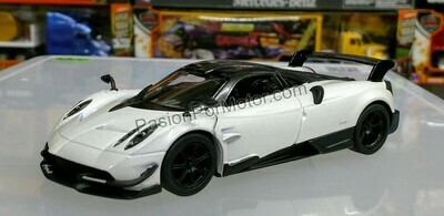 5 Pulgadas / 1:38 Pagani Huayra BC Coupe 2016 Blanco KINSMART En Display a Granel 04538