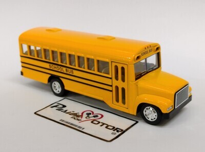 6.5 Pulgadas / 1:68 Autobus Escolar School Bus Amarillo KINSFUN Display a Granel 1:64 01705