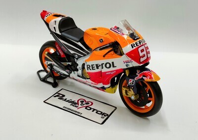 1:12 Repsol Honda Team RC213V Motocicleta #93 Marc Márquez 2015 Naranja Blanco y Azul NEW RAY 01704