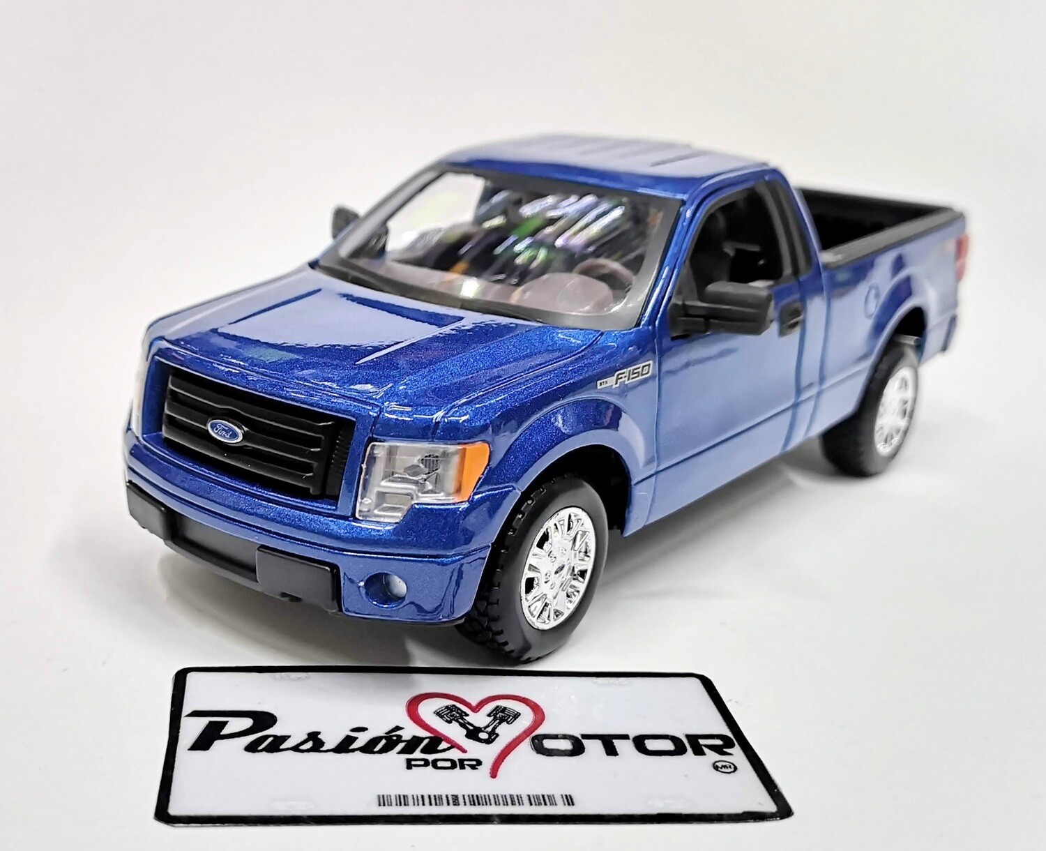Maisto 1:27 Ford F-150 STX Pick Up Cabina Sencilla 2010 Azul Special Edition En Display / A Granel 1:24