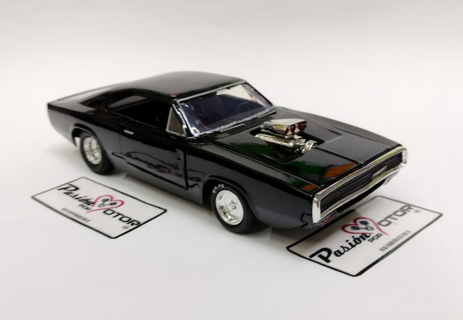 1:24 Dodge Charger 500 Coupe 1970 Negro Dom's Toretto Rapido y Furioso 9 JADA TOYS Dragster