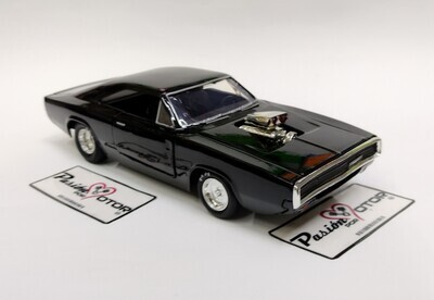 1:24 Dodge Charger 500 Coupe 1970 Negro Dom&#39;s Toretto Rapido y Furioso 9 JADA TOYS Dragster