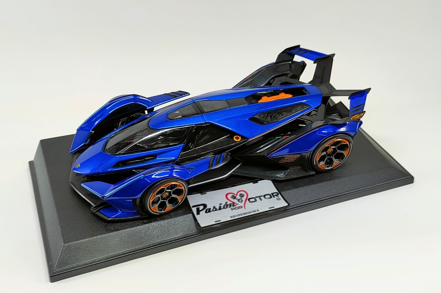 Maisto 1:18 Lamborghini V12 Vision Gran Turismo Coupe 2019 Azul Special Edition Con Caja